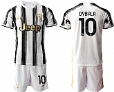 2020-21 Juventus 10 DYBALA Home Soccer Jersey,baseball caps,new era cap wholesale,wholesale hats